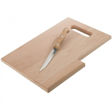 Logotrade promotional giveaways photo of: Wooden board with knife LIZZANO
