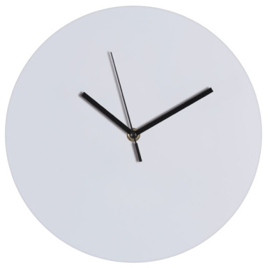 Logo trade advertising product photo of: Wall clock with allover clock face VENICE