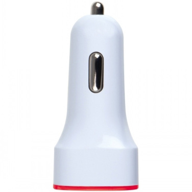 Logo trade promotional items image of: USB charging adapter KFZ FRUIT
