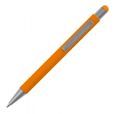 Logotrade promotional products photo of: Metal ballpen touch pen soft touch SALT LAKE CITY