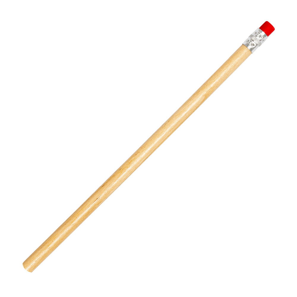 Logotrade promotional merchandise photo of: Pencil with eraser HICKORY