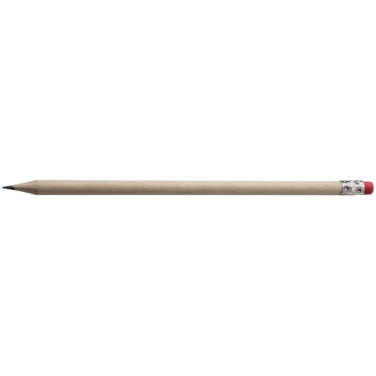 Logotrade business gifts photo of: Pencil with eraser HICKORY