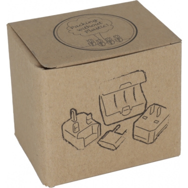 Logotrade promotional gift picture of: Travel adapter PERU