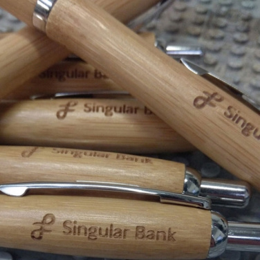 Logotrade promotional giveaways photo of: Wooden ballpen BRENTWOOD