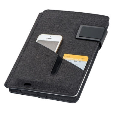 Logo trade promotional items image of: Power bank folder Leno