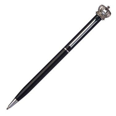 Logo trade promotional item photo of: Metal ballpen KINGS PARK