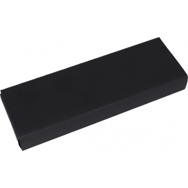 Logo trade promotional giveaways image of: Metal writing set CLAREMONT