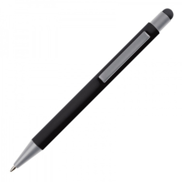 Logo trade promotional merchandise image of: Metal ballpen touch pen soft touch SALT LAKE CITY