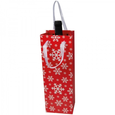 Logotrade advertising products photo of: Wine bag in Christmas design LAPLAND
