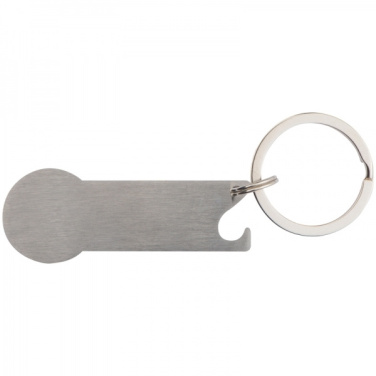 Logo trade corporate gifts picture of: Keyring with shopping cart chip STICKIT