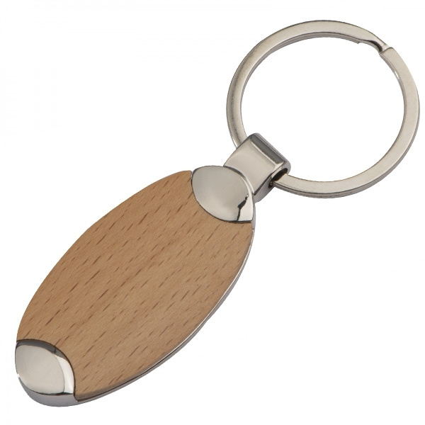Logotrade advertising product picture of: Wooden keyring BALTRUM