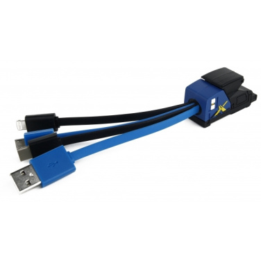 Logo trade business gift photo of: Personalized charging cable 3in1