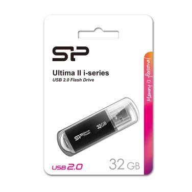 Logo trade promotional merchandise photo of: Pendrive Silicon Power Ultima II i-series 2.0