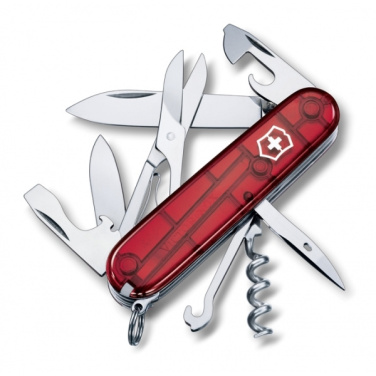 Logotrade promotional product image of: Pocket knife Climber transparent Victorinox