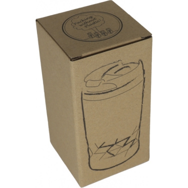Logotrade promotional product image of: Stainless steel mug with lid ROMA 250 ml
