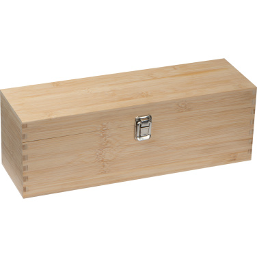 Logotrade promotional giveaway picture of: Wooden wine box SAINT-ETIENNE