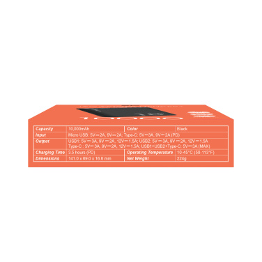 Logo trade promotional products image of: POWER BANK SILICON POWER QP15 10000 MAH