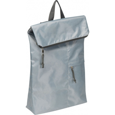 Logo trade promotional giveaways image of: Foldable backpack STOCKTON