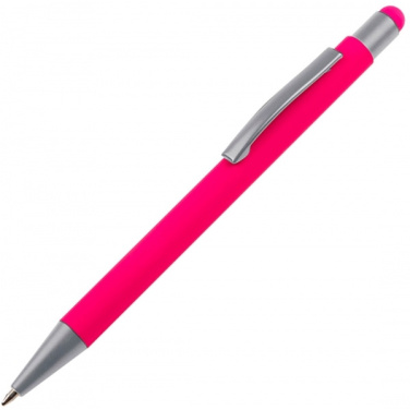 Logotrade business gift image of: Metal ballpen touch pen soft touch SALT LAKE CITY