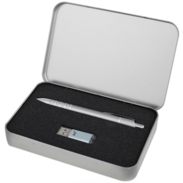 Logo trade business gifts image of: Metal box