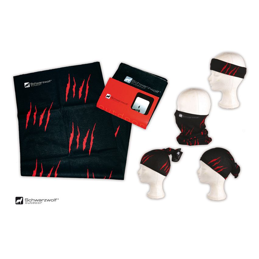 Logotrade promotional giveaways photo of: Multifunction bandana BANDANA Schwarzwolf