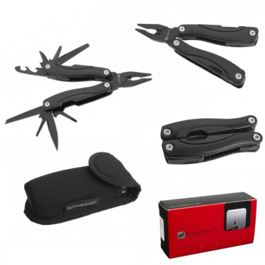 Logo trade promotional giveaway photo of: Multitool ARMADOR NEW Black Schwarzwolf