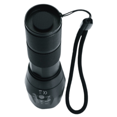 Logotrade promotional merchandise photo of: Flashlight ANTELAO Schwarzwolf