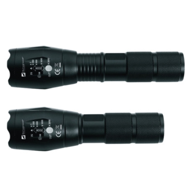 Logotrade promotional merchandise image of: Flashlight ANTELAO Schwarzwolf