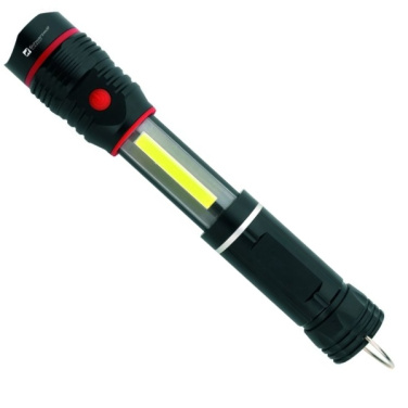 Logotrade promotional gift picture of: Flashlight BIWA Schwarzwolf
