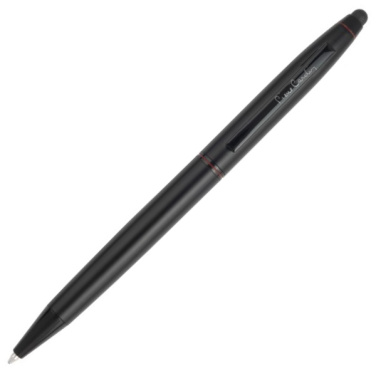 Logo trade advertising products image of: Metal ballpoint pen, touch pen RENDOME Pierre Cardin