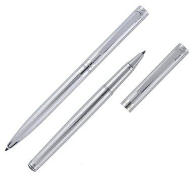 Logo trade promotional product photo of: Writing set ballpoint pen & roller RENEE Pierre Cardin
