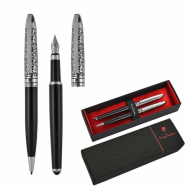 Logotrade promotional merchandise photo of: Writing set ballpoint pen & fountain pen JACQUES Pierre Cardin