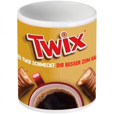 Logo trade promotional merchandise picture of: Classic coffee mug for allover print VIESTE 300 ml