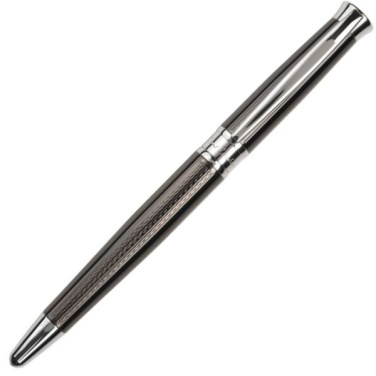 Logotrade promotional merchandise image of: Metal set of ballpoint pen and roller ROI