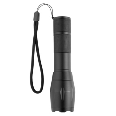 Logo trade corporate gift photo of: Flashlight DELGADA Schwarzwolf