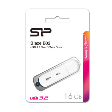 Logo trade promotional merchandise picture of: PENDRIVE SILICON POWER B32 3.2
