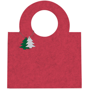 Logo trade advertising products image of: X-mas bag felt OSORNO