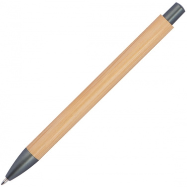 Logo trade promotional merchandise picture of: Bamboo ballpen BERINGEN