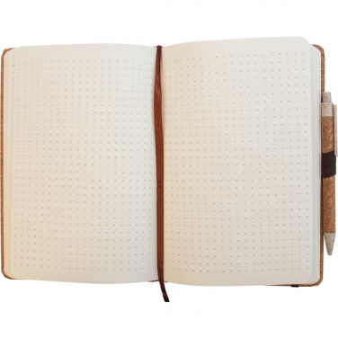 Logo trade business gifts image of: A5 Notebook BASTOGNE