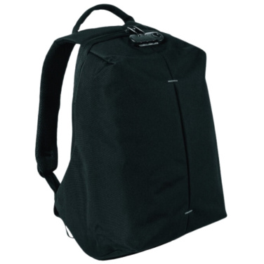 Logo trade promotional giveaways image of: Backpack MAREB Schwarzwolf
