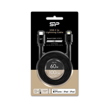 Logotrade advertising product image of: DATA TRANSFER CABLE Boost Link Nylon LK30CL Type C