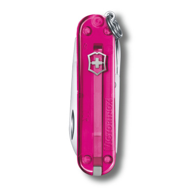 Logo trade promotional items picture of: Pocket knife Classic SD transparent Victorinox