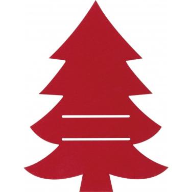 Logotrade advertising product image of: Cutlery pad in Christmas tree shape DUFFEL