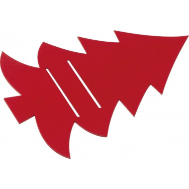 Logo trade promotional gift photo of: Cutlery pad in Christmas tree shape DUFFEL