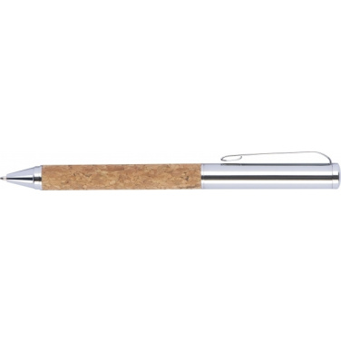 Logo trade advertising products picture of: Twist-ballpen metal and cork LILLEHAMMER
