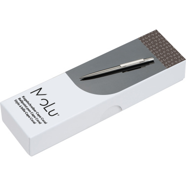 Logo trade corporate gifts image of: Stainless steel pen CAPE CORAL MoLu