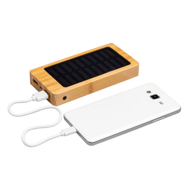 Logo trade advertising product photo of: Bamboo power bank BAKERSFIELD