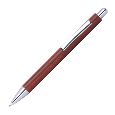 Logo trade business gifts image of: Wooden pen POSADAS