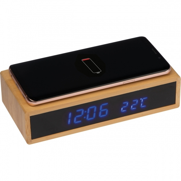 Logo trade promotional merchandise photo of: Desk clock TRONDHEIM