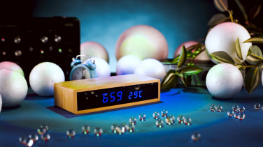 Logo trade corporate gift photo of: Desk clock TRONDHEIM